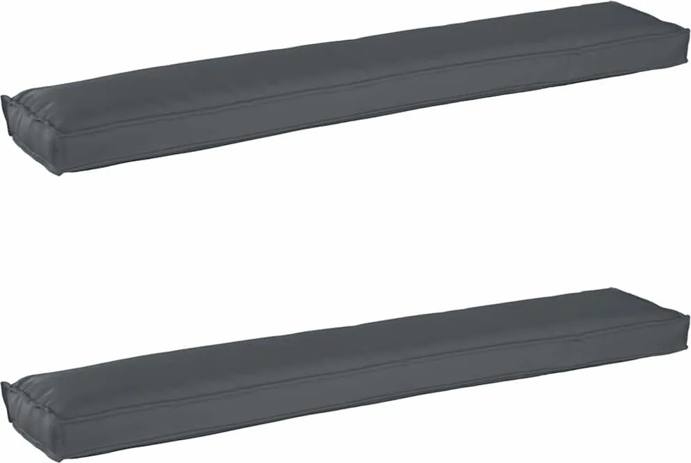 vidaXL Set de perne pentru palet 2 pcs Antracit 200 x 40 x 8 cm