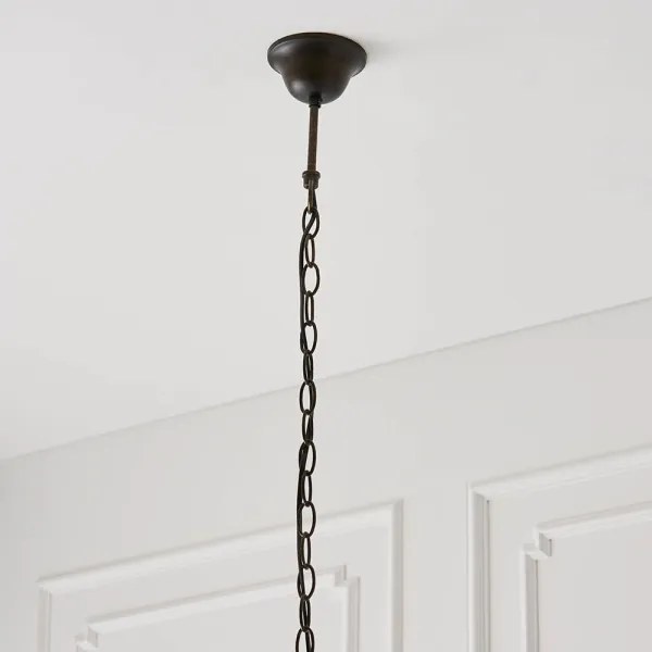 Endon 64176 - Lustră pe lanț Tiffany HUTCHINSON 1xE27/60W/230V Ø 40 cm
