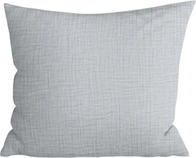 Fata de perna muselinata MUSSARI 45x45 cm, gri deschis