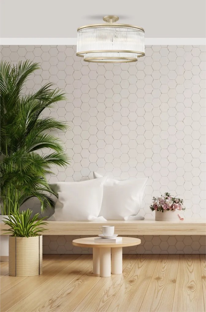 Lustra aplicata eleganta design modern SERGIO auriu