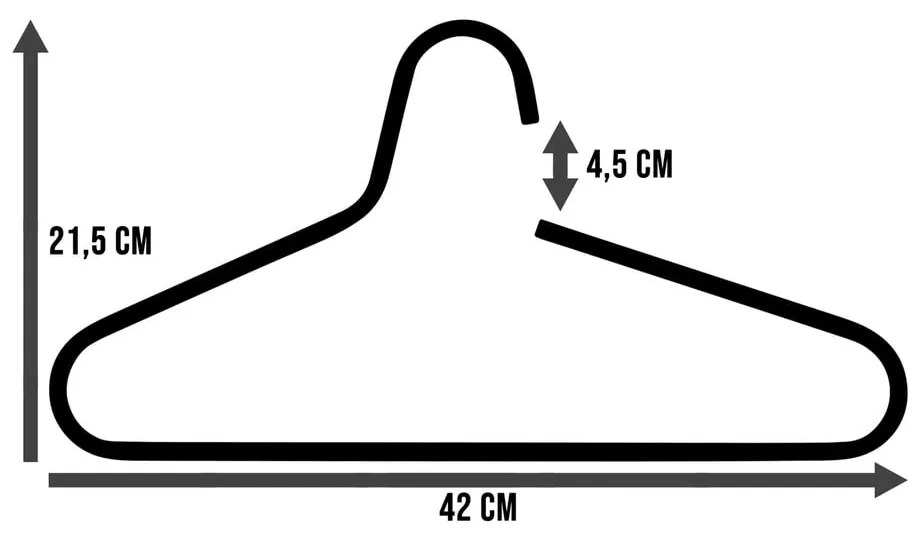 Umerașe 5 buc. din metal Victorie – Spinder Design