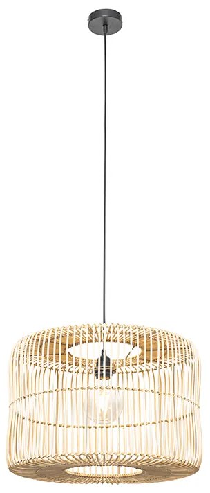 Lampă suspendată orientală din ratan 45 cm - Maud