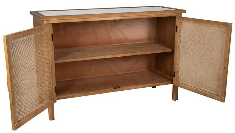 Consola din lemn de pin, aspect vintage, Firmin Dark