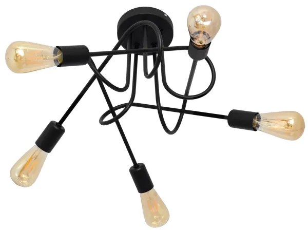 Lustr pentru copii OXFORD 5xE27/15W/230V montat pe tavan