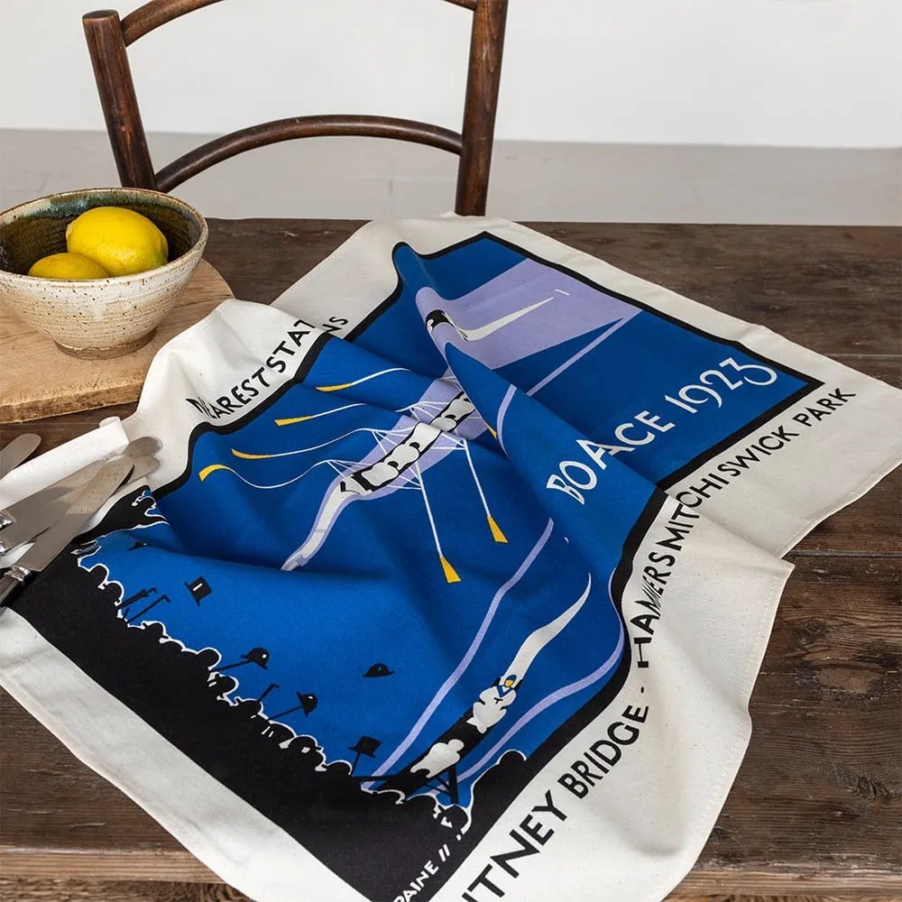 Prosop de vase din bumbac 50x70 cm Boat Race – Rex London
