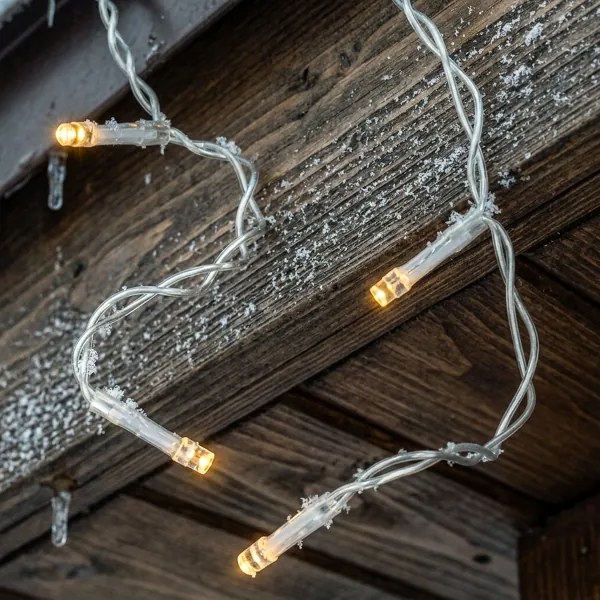 BRILAGI - LED pentru exterior ghirlandă de Crăciun 1200xLED/8 funcții 63m IP44 alb cald țurțuri