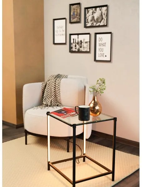 Masă cu iluminat LED NARANJO 4xLED/4,1W/230V Eglo 99597