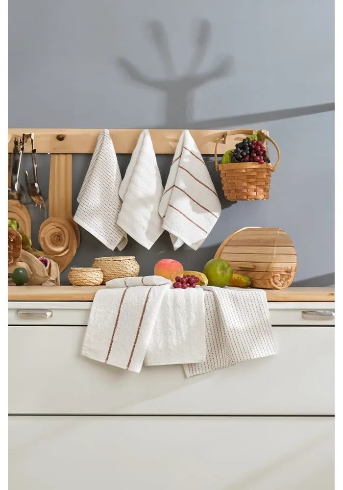 Prosoape de vase 6 buc. din bumbac 30x50 cm Sofya – Foutastic