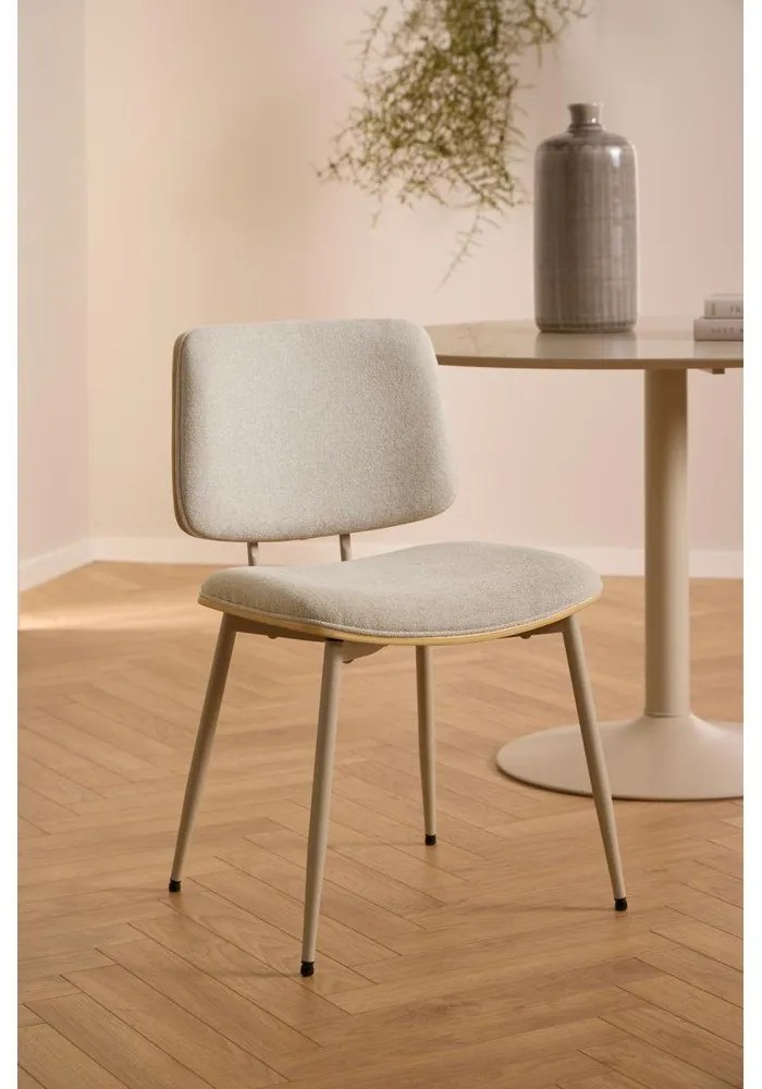 Scaun de dining crem Owen – Actona