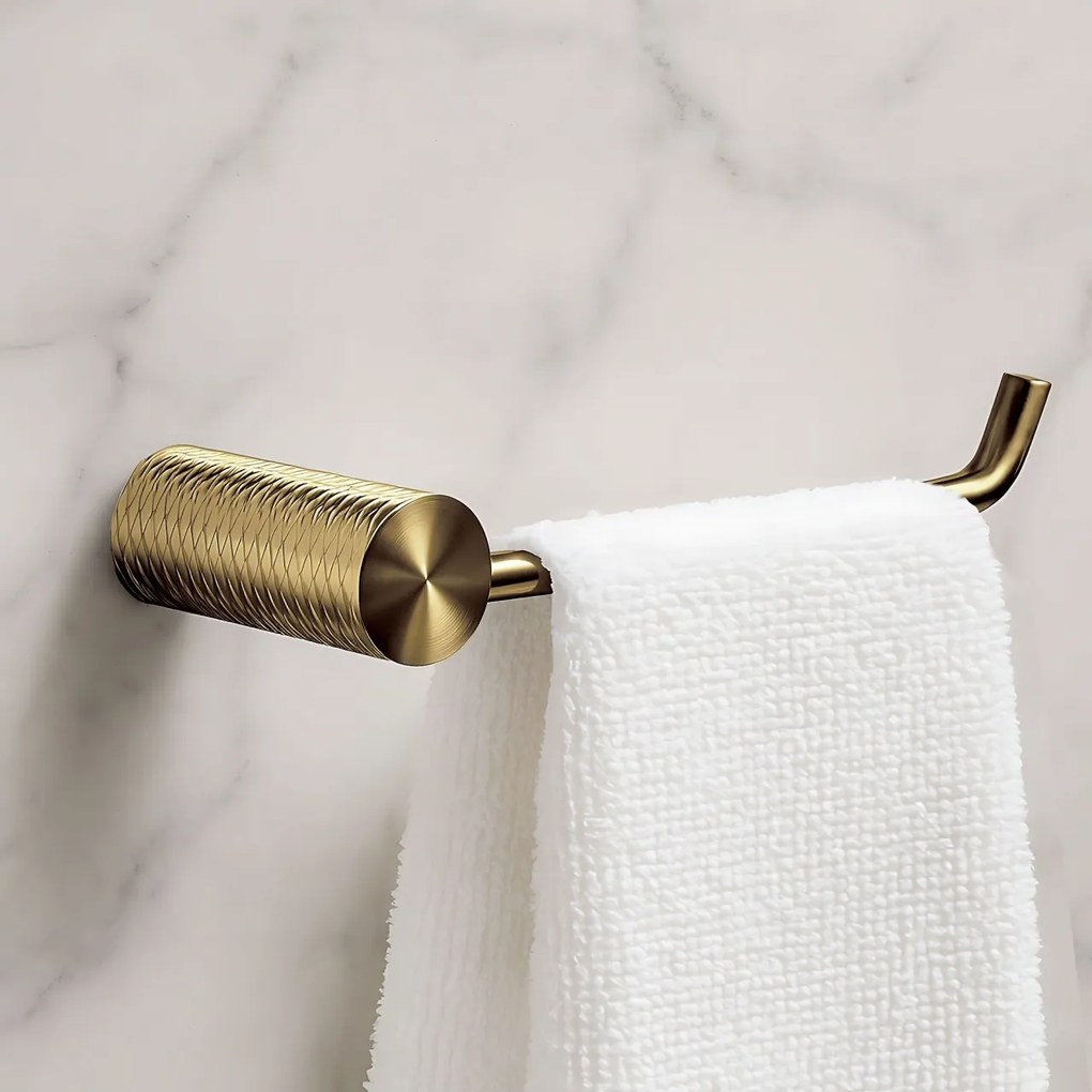 Cuier de baie 9711A Prism Brush Gold