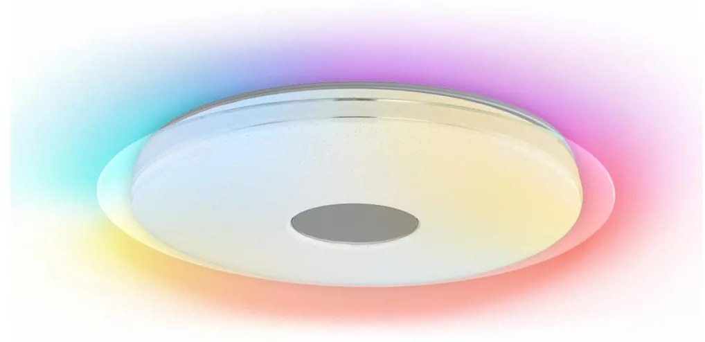 Eglo 32344 - Plafonieră LED RGBW dimerizabilă LANCIANO-C LED/53W/230V + telecomandă