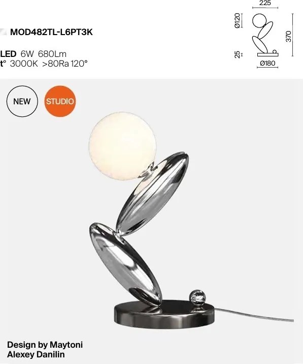 Veioza decorativa LED Resonance