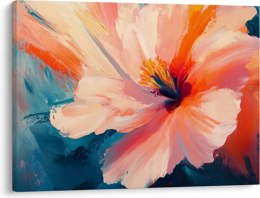 Tablou - Floare pictată (70x50 cm)