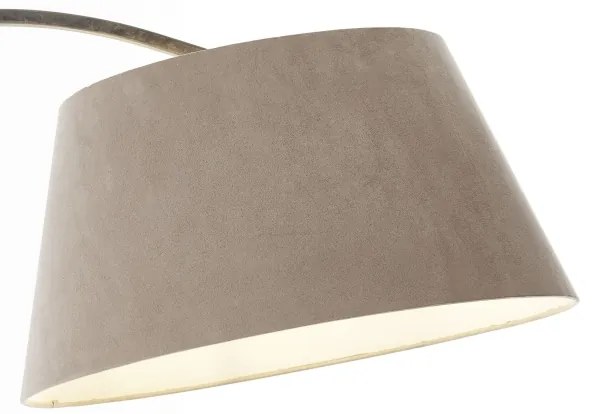Brilliant - Lampă de podea BROK 1xE27/60W/230V taupe
