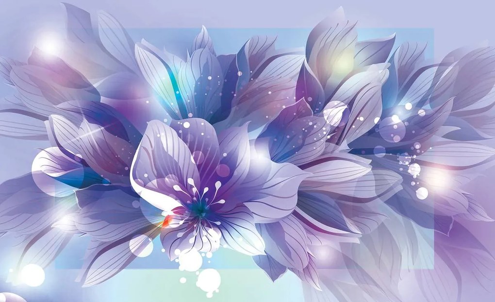 Fototapet - Arta florală - abstract (152,5x104 cm)
