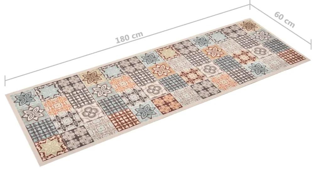 Covoras de bucatarie lavabil, model mozaic, 60 x 180 cm 1, mosaic colour, 60 x 180 cm