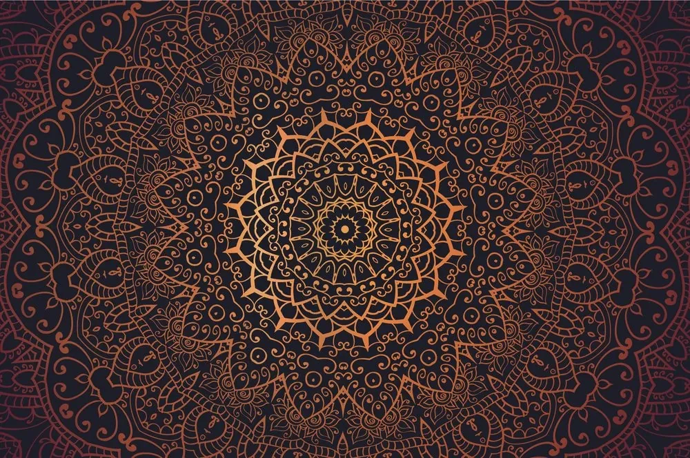 Tapet autoadeziv Mandala vintage în stil indian