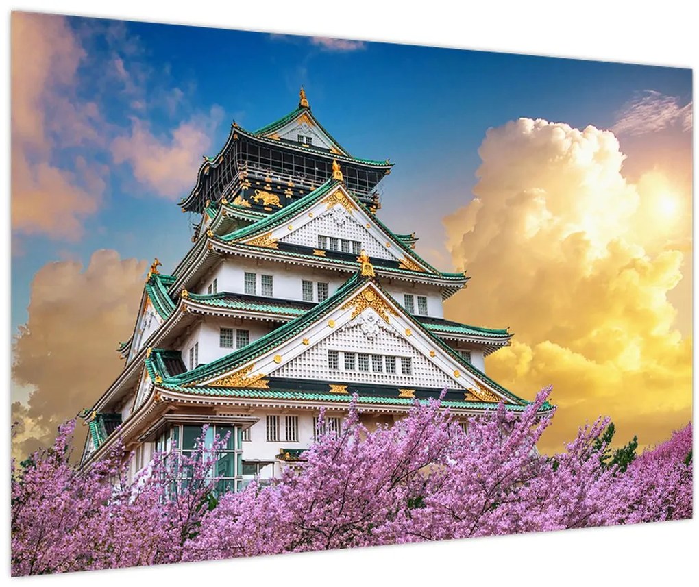Tablou - Castelul Osaka (90x60 cm)