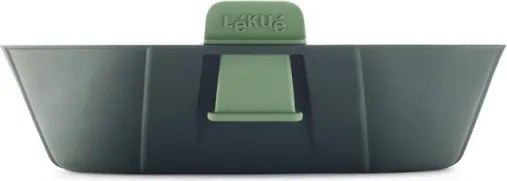 Cos pentru friteuza cu aer cald Lekue 1009495, 25x25 cm, -20°C / +220°C, Silicon, Fara BPA, Gri