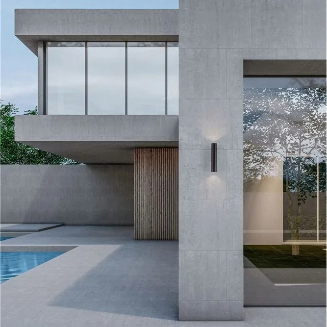 Aplica exterior cu iluminat sus si jos LED 2700K IP65 TORRIN antracit