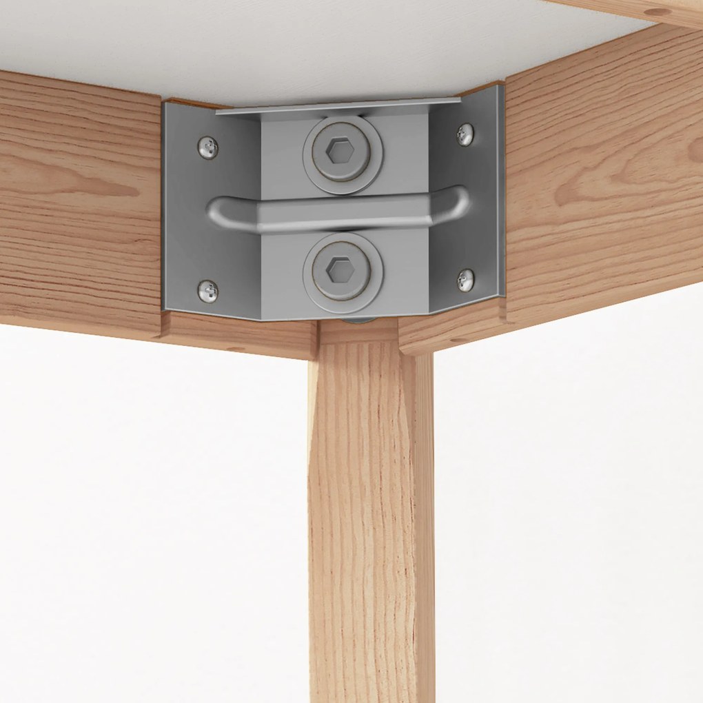 HOMCOM Masă de dining Masă de bucătărie Masă rotundă, design scandinav, 75 cm x 75 cm x 76 cm, Alb + natural | Aosom Romania