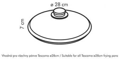 Capac din sticlă Tescoma UNICOVER diam. 28 cm