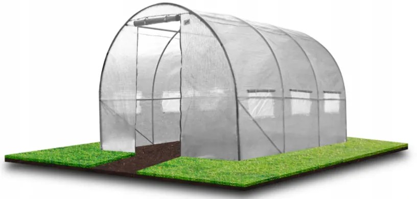 Solar de grădină ALB 2x3m cu filtru UV STANDARD GARDEN