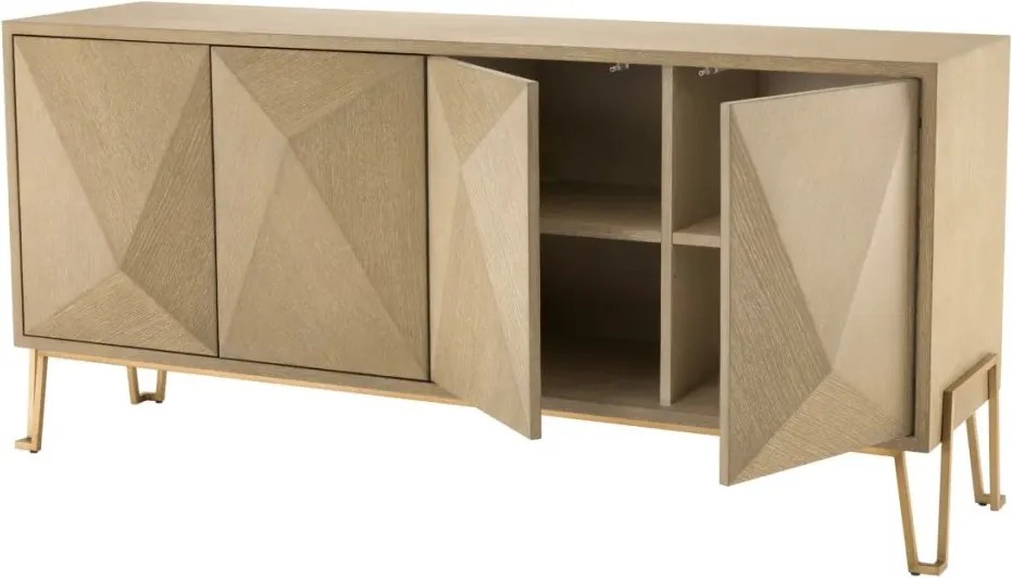 Comoda din lemn de mindi design LUX Highland 111458 HZ