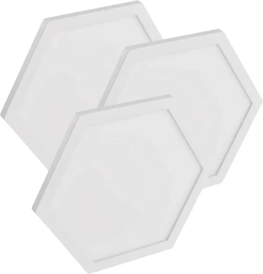 Set de extensie 3x panou LED RGBIC dimabil, 1,8 W, 230 V, Wi-Fi (Tuya)