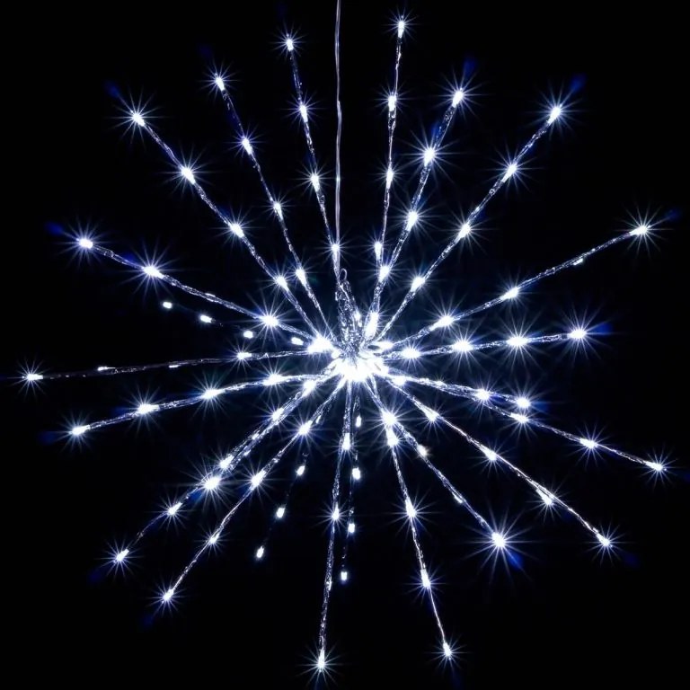 Iluminat de Crăciun 120 LED - ploaie de meteoriți,alb rece