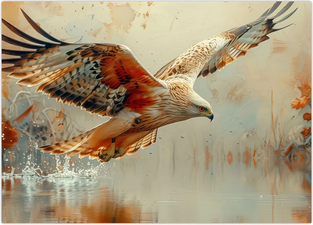 Tablou - Pasăre de pradă (70x50 cm)