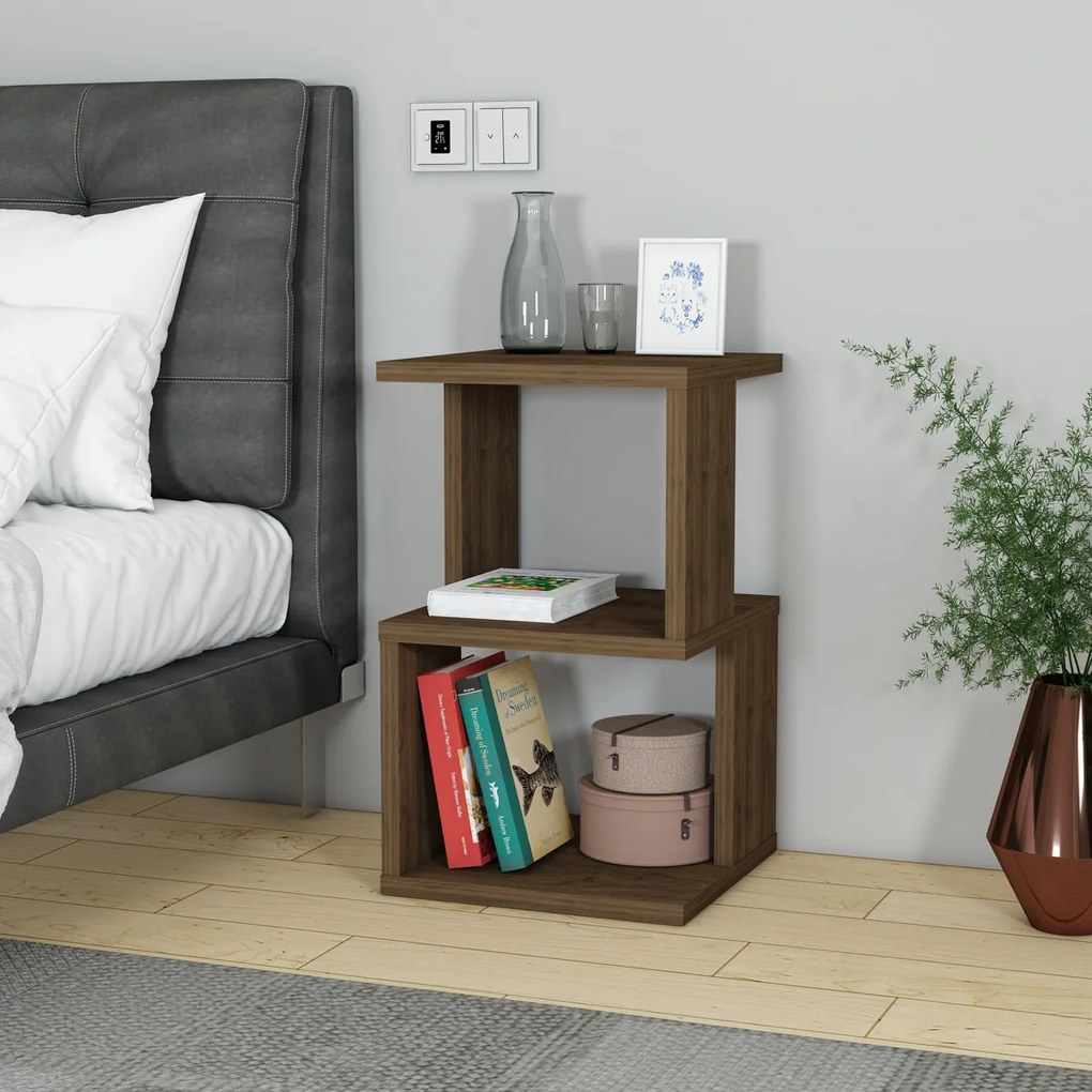 Măsuță de noptieră Salvia Walnut