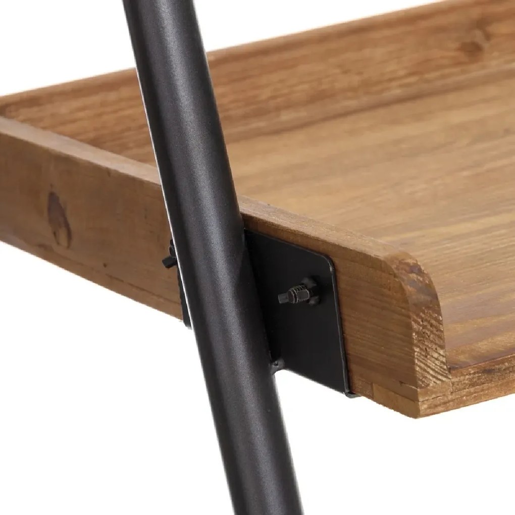 Suport perete cu rafturi si oglinda design industrial OLD