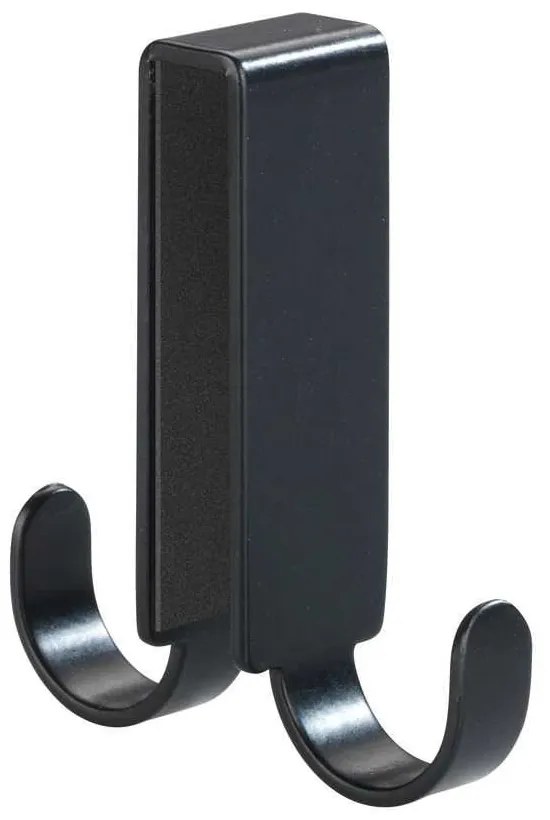 Set de accesorii de baie negru suspendat/autoadeziv din metal Classic – Wenko