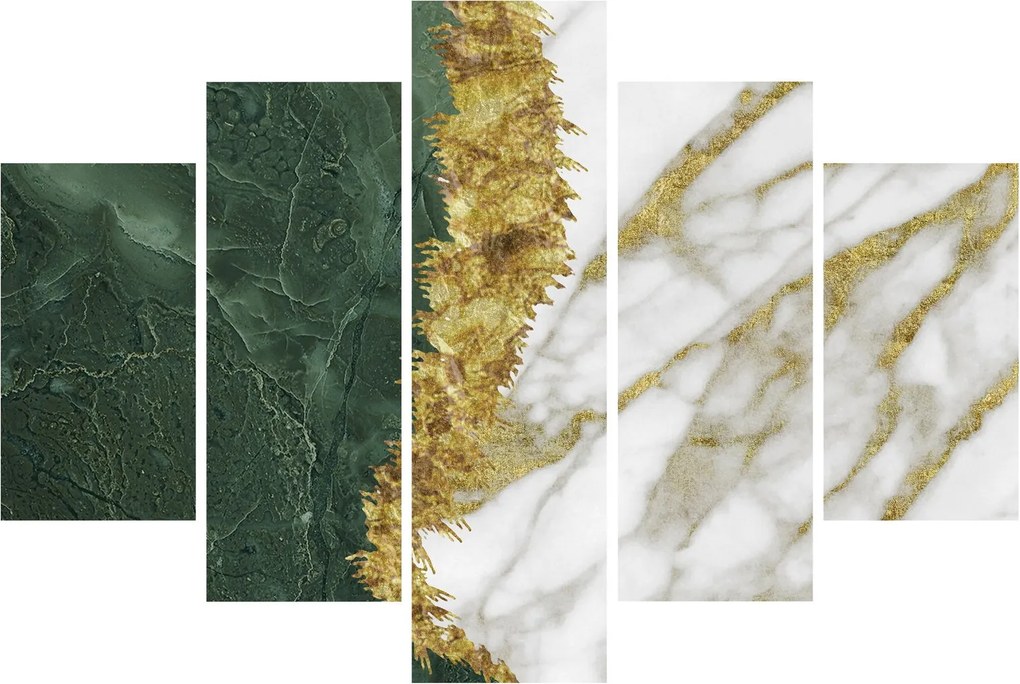 Tablou - Marmură verde N⁰1 (150x105 cm)