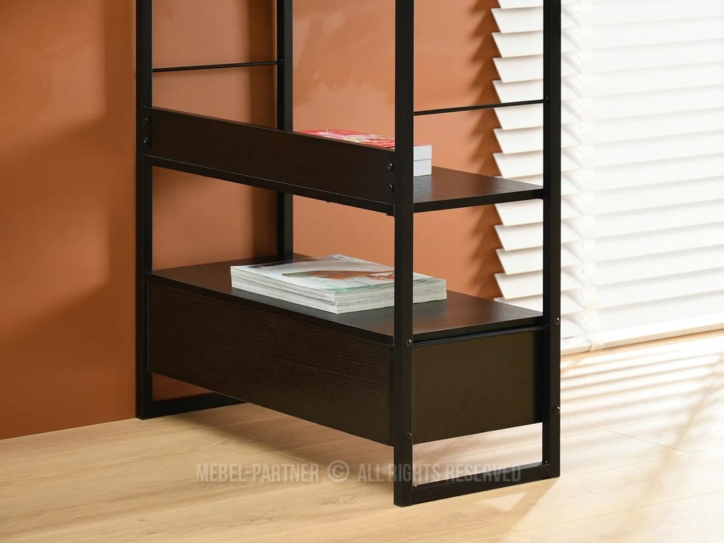 Raft Luca (lemn negru + negru). 1111371