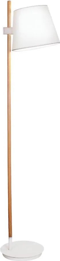 Lampă de podea VIANA 1xE27/60W/230V alb/maro