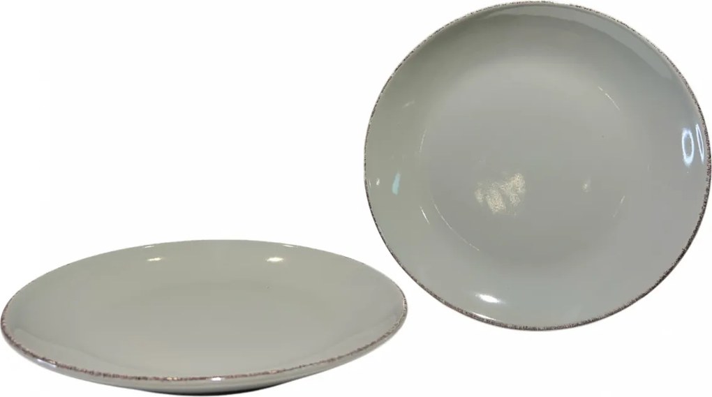 Farfurie Gresie 26cm HOME Gri Antracit Pal, fel principal