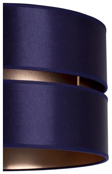 Plafonieră Duolla DUO 1xE27/15W/230V d. 40 cm albastru/auriu