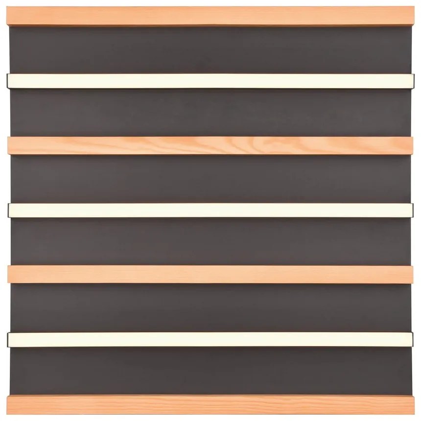 Plafonieră neagră/în culoare naturală LED cu intensitate reglabilă 6x46 cm Fontana – Trio