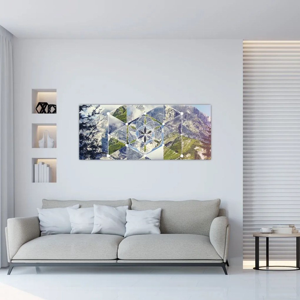 Tablou - Model geometric (120x50 cm)