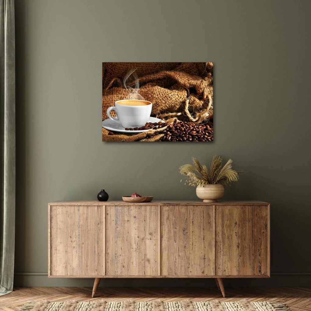 Tablou - O ceașcă de cafea (70x50 cm)