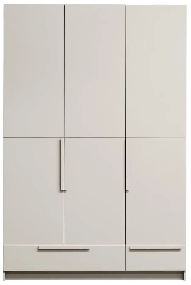 Dulap modular crem din lemn de pin 142x215 cm Pure – WOOOD