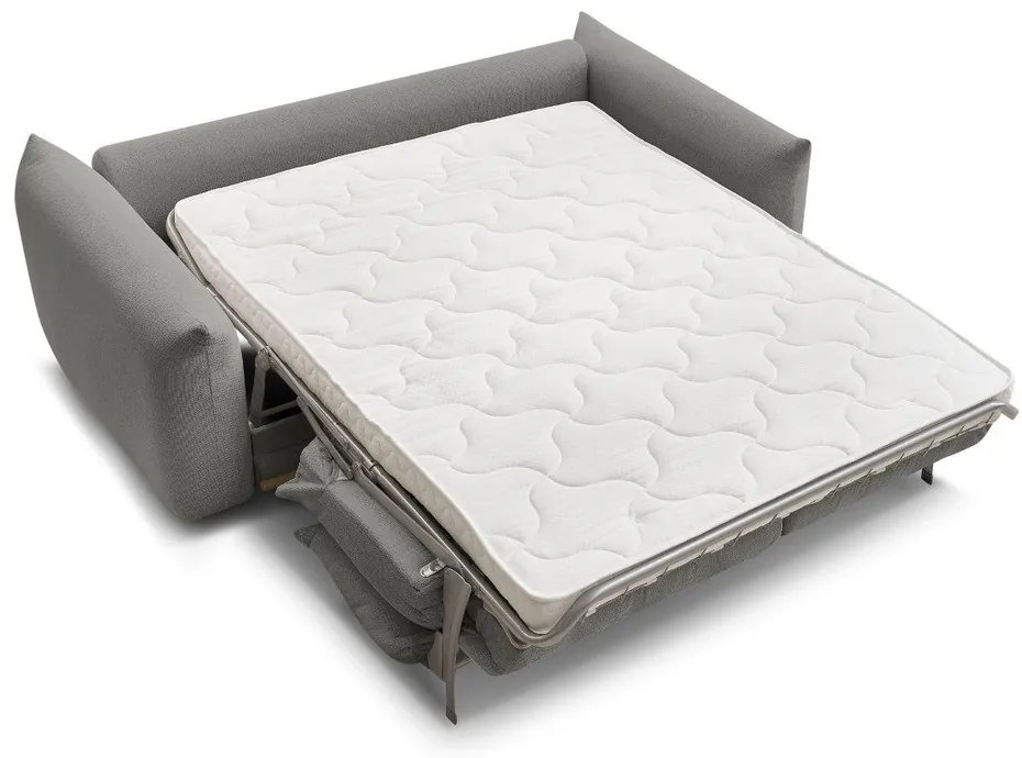 Canapea gri extensibilă 214 cm Ernest – Bobochic Paris