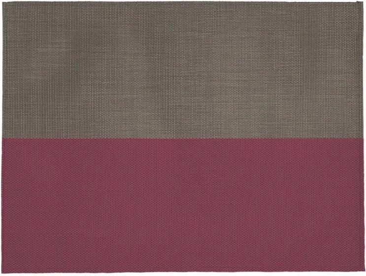Suport pentru farfurie Tiseco Home Studio Stripe, 33 x 45 cm, bej - roz