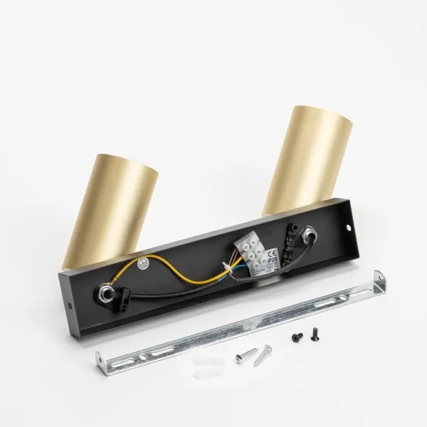 Brilagi - Spot LED reglabil SELE GOLDEN 2xGU10/6,5W/230V negru/auriu