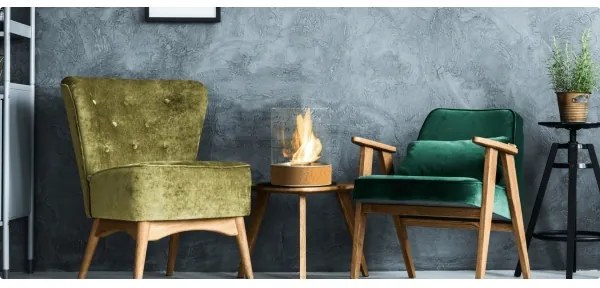 Șemineu BIO Planika Dancing Flames 36,3x25,1 cm 2,5kW