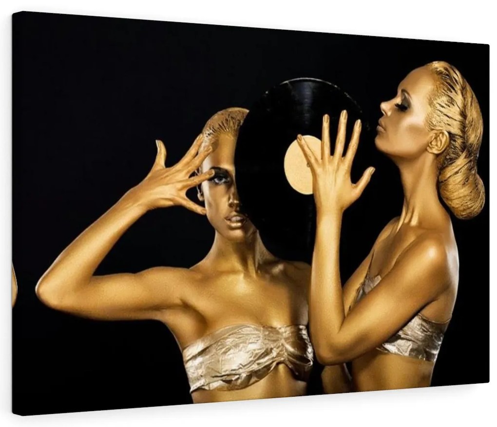 Tablou Canvas Gold Vinyl 120x80 cm
