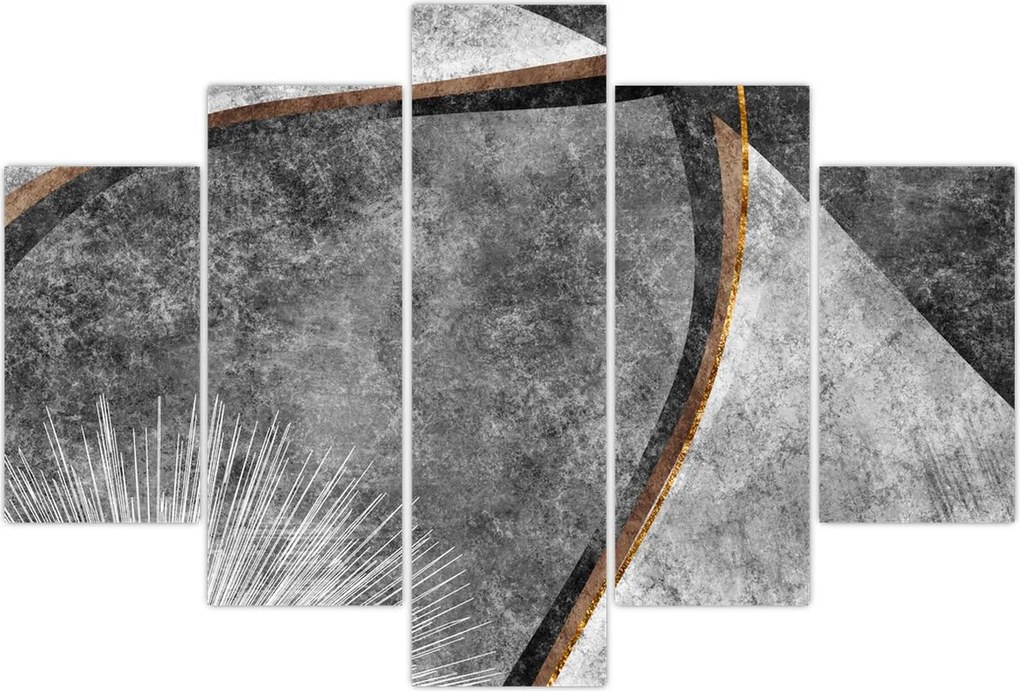 Tablou - Abstract beton (150x105 cm)