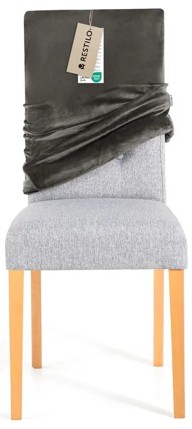 Huse gri 4 buc. elastice pentru scaun 48 cm Sento – Restilo